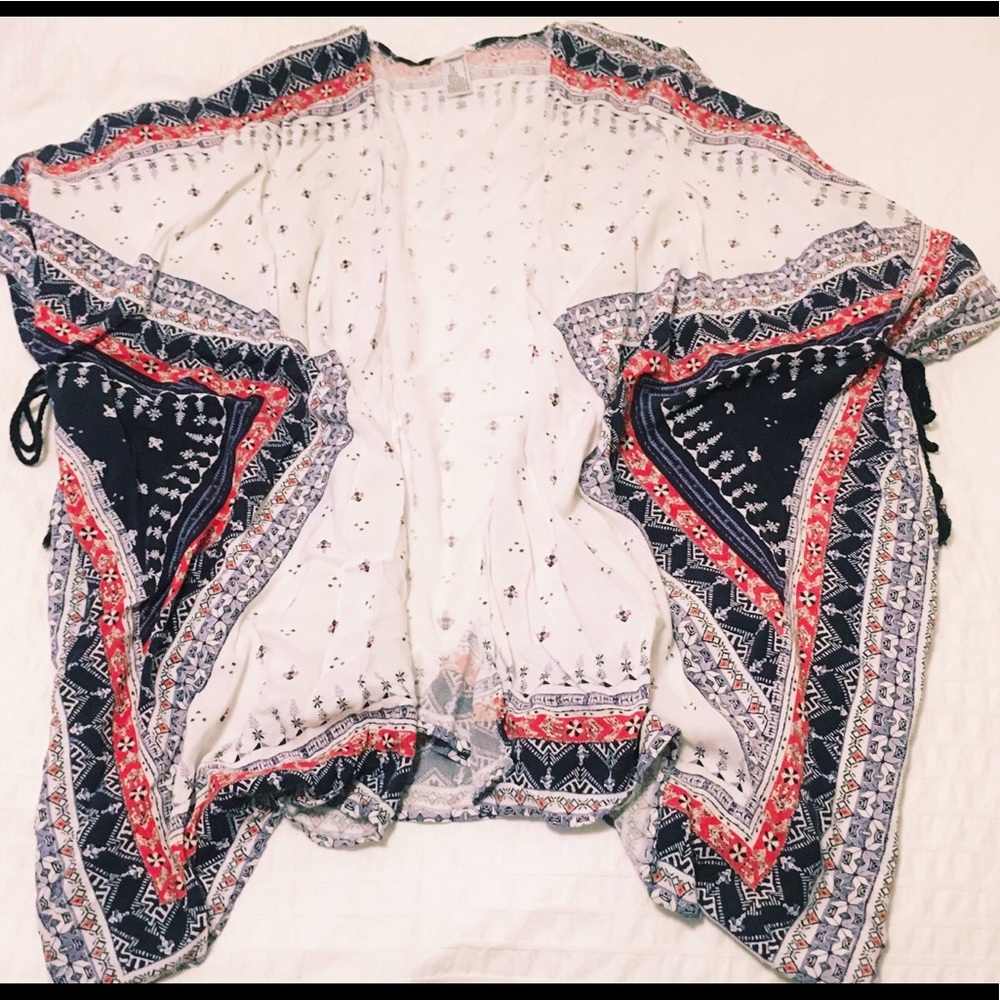 Boho Tie Kimono